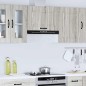 vidaXL Pensile da Cucina Kalmar Grigio Sonoma in Legno Multistrato vidaXL Pensile da Cucina Kalmar Grigio Sonoma in Legno Multistrato