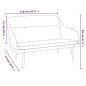 Panca Crema 110x76x80 cm in Velluto Panca Crema 110x76x80 cm in Velluto