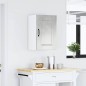 vidaXL Pensile da Cucina Kalmar Grigio Cemento in Legno Multistrato