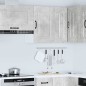 vidaXL Pensile da Cucina Kalmar Grigio Cemento in Legno Multistrato