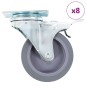 vidaXL Ruote Girevoli 8 pz 75 mm vidaXL Ruote Girevoli 8 pz 75 mm