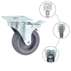 vidaXL Ruote Girevoli 8 pz 75 mm