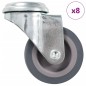 vidaXL Ruote Girevoli con Foro per Bullone 8 pz 50 mm vidaXL Ruote Girevoli con Foro per Bullone 8 pz 50 mm