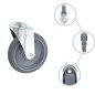 vidaXL Ruote Girevoli con Foro per Bullone 24 pz 125 mm vidaXL Ruote Girevoli con Foro per Bullone 24 pz 125 mm