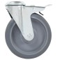 vidaXL Ruote Girevoli con Foro per Bullone 8 pz 125 mm vidaXL Ruote Girevoli con Foro per Bullone 8 pz 125 mm