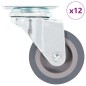 vidaXL Ruote Girevoli 12 pz 50 mm vidaXL Ruote Girevoli 12 pz 50 mm