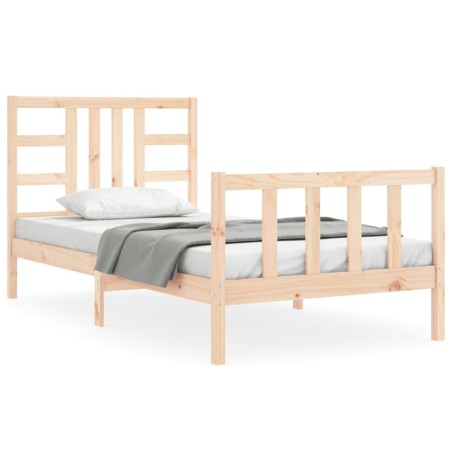 vidaXL Giroletto senza Materasso 100x200 cm in Legno Massello di Pino