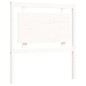 vidaXL Giroletto senza Materasso Bianco 100x200 cm Legno Massello Pino vidaXL Giroletto senza Materasso Bianco 100x200 cm Legno Massello Pino