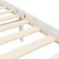 vidaXL Giroletto senza Materasso Bianco 100x200 cm Legno Massello Pino vidaXL Giroletto senza Materasso Bianco 100x200 cm Legno Massello Pino