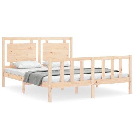 vidaXL Giroletto senza Materasso 160x200 cm in Legno Massello di Pino