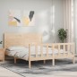 vidaXL Giroletto senza Materasso 160x200 cm in Legno Massello di Pino vidaXL Giroletto senza Materasso 160x200 cm in Legno Massello di Pino