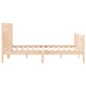vidaXL Giroletto senza Materasso 160x200 cm in Legno Massello di Pino vidaXL Giroletto senza Materasso 160x200 cm in Legno Massello di Pino