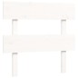 vidaXL Giroletto senza Materasso Bianco 100x200 cm Legno Massello Pino