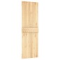 vidaXL Porta Scorrevole con Set Hardware 70x210 cm Legno Massello Pino