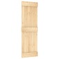 vidaXL Porta Scorrevole con Set Hardware 70x210 cm Legno Massello Pino vidaXL Porta Scorrevole con Set Hardware 70x210 cm Legno Massello Pino