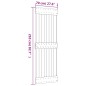 vidaXL Porta Scorrevole con Set Hardware 70x210 cm Legno Massello Pino vidaXL Porta Scorrevole con Set Hardware 70x210 cm Legno Massello Pino