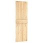 vidaXL Porta Scorrevole con Set Hardware 70x210 cm Legno Massello Pino vidaXL Porta Scorrevole con Set Hardware 70x210 cm Legno Massello Pino