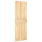 vidaXL Porta Scorrevole con Set Hardware 70x210 cm Legno Massello Pino vidaXL Porta Scorrevole con Set Hardware 70x210 cm Legno Massello Pino