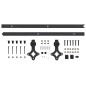 vidaXL Porta Scorrevole con Set Hardware 70x210 cm Legno Massello Pino vidaXL Porta Scorrevole con Set Hardware 70x210 cm Legno Massello Pino