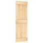 vidaXL Porta Scorrevole con Set Hardware 70x210 cm Legno Massello Pino vidaXL Porta Scorrevole con Set Hardware 70x210 cm Legno Massello Pino
