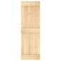 vidaXL Porta Scorrevole con Set Hardware 70x210 cm Legno Massello Pino vidaXL Porta Scorrevole con Set Hardware 70x210 cm Legno Massello Pino