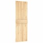 vidaXL Porta Scorrevole con Set Hardware 70x210 cm Legno Massello Pino vidaXL Porta Scorrevole con Set Hardware 70x210 cm Legno Massello Pino