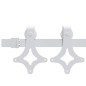 vidaXL Porta Scorrevole con Set Hardware 70x210 cm Legno Massello Pino vidaXL Porta Scorrevole con Set Hardware 70x210 cm Legno Massello Pino