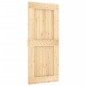 vidaXL Porta Scorrevole con Set Hardware 90x210 cm Legno Massello Pino vidaXL Porta Scorrevole con Set Hardware 90x210 cm Legno Massello Pino
