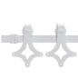 vidaXL Porta Scorrevole con Set Hardware 90x210 cm Legno Massello Pino vidaXL Porta Scorrevole con Set Hardware 90x210 cm Legno Massello Pino
