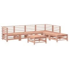 vidaXL Set Salotto da Giardino 7 pz in Legno Massello di Douglas