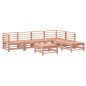 vidaXL Set Salotto da Giardino 7 pz in Legno Massello di Douglas