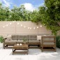 vidaXL Set Salotto da Giardino 6 pz ambra in Legno Massello di Pino