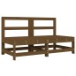vidaXL Set Salotto da Giardino 6 pz ambra in Legno Massello di Pino