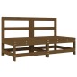 vidaXL Set Salotto da Giardino 6 pz ambra in Legno Massello di Pino