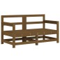 vidaXL Set Salotto da Giardino 6 pz ambra in Legno Massello di Pino
