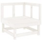 vidaXL Set Salotto da Giardino 10 pz Bianco in Legno Massello di Pino vidaXL Set Salotto da Giardino 10 pz Bianco in Legno Massello di Pino