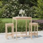 vidaXL Set Bar da Giardino 3 pz in Legno Massello di Pino vidaXL Set Bar da Giardino 3 pz in Legno Massello di Pino