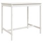 vidaXL Set Bar da Giardino 5 pz Bianco in Legno Massello di Pino vidaXL Set Bar da Giardino 5 pz Bianco in Legno Massello di Pino