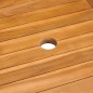 vidaXL Set da Pranzo da Giardino 7 pz in Legno Massello di Teak