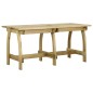 vidaXL Tavolo da Giardino 160x74x75 cm in Legno di Pino Impregnato vidaXL Tavolo da Giardino 160x74x75 cm in Legno di Pino Impregnato