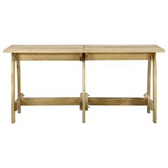 vidaXL Tavolo da Giardino 160x74x75 cm in Legno di Pino Impregnato