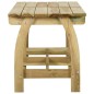 vidaXL Tavolo da Giardino 160x74x75 cm in Legno di Pino Impregnato vidaXL Tavolo da Giardino 160x74x75 cm in Legno di Pino Impregnato