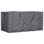 vidaXL Borsa Porta Cuscini da Giardino Nera 150x75x75 cm Polietilene vidaXL Borsa Porta Cuscini da Giardino Nera 150x75x75 cm Polietilene