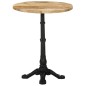 vidaXL Tavolino da Bistrot Ø60x76 cm in Legno di Mango Grezzo vidaXL Tavolino da Bistrot Ø60x76 cm in Legno di Mango Grezzo