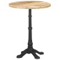vidaXL Tavolino da Bistrot Ø60x76 cm in Legno di Mango Grezzo vidaXL Tavolino da Bistrot Ø60x76 cm in Legno di Mango Grezzo