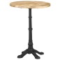 vidaXL Tavolino da Bistrot Ø60x76 cm in Legno di Mango Grezzo vidaXL Tavolino da Bistrot Ø60x76 cm in Legno di Mango Grezzo