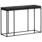 vidaXL Tavolo Consolle Nero 110x35x76 cm Massello di Acacia e Mango vidaXL Tavolo Consolle Nero 110x35x76 cm Massello di Acacia e Mango