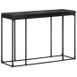vidaXL Tavolo Consolle Nero 110x35x76 cm Massello di Acacia e Mango vidaXL Tavolo Consolle Nero 110x35x76 cm Massello di Acacia e Mango