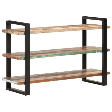 vidaXL Credenza con 3 Ripiani 120x40x75 cm in Massello di Recupero