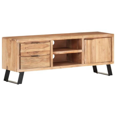 vidaXL Mobile TV 120x30x42cm in Massello di Mango con Angoli Vivi
